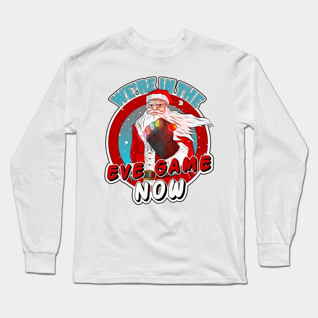 Santa - Eve Game Long Sleeve T-Shirt by yazgar